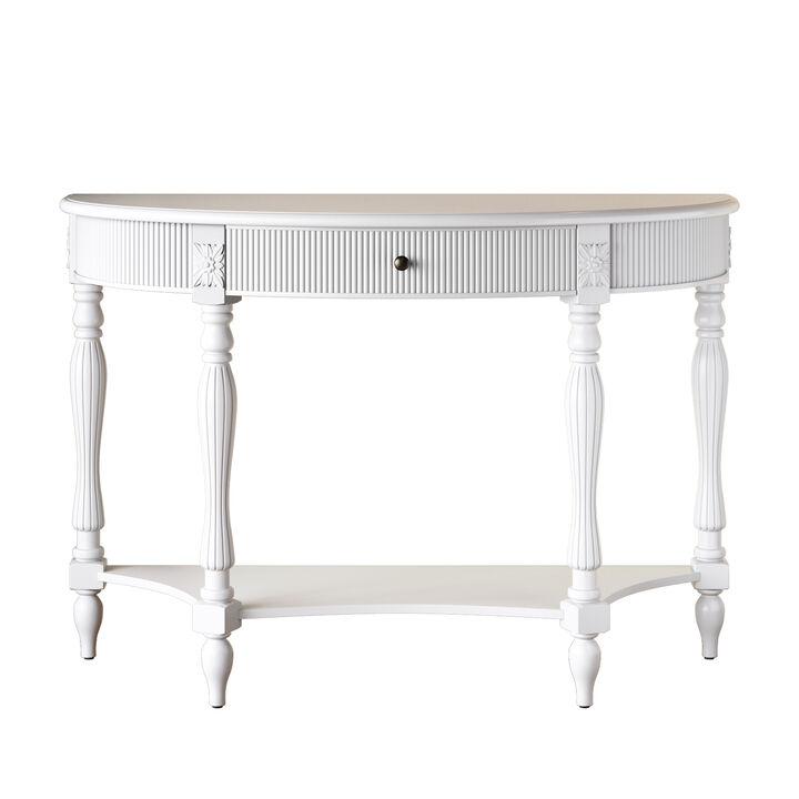 Muxtur Half Moon Console Table