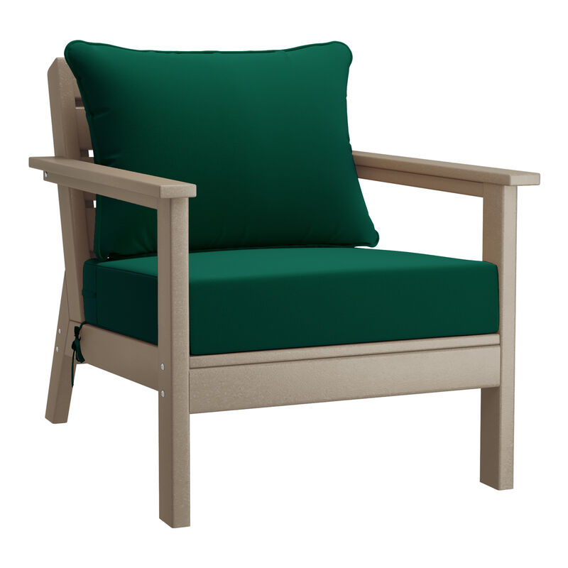 WestinTrends Outdoor 6-Piece Modular Sectional Patio Furniture Sofa Set