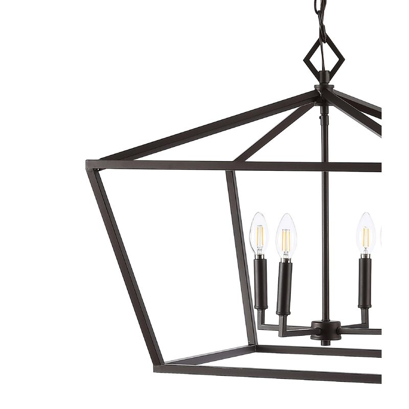Gatsby Adjustable Iron Rustic Glam LED Pendant