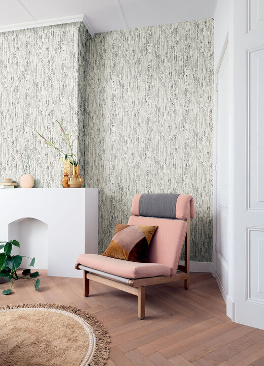 Colm Charcoal Birch Wallpaper