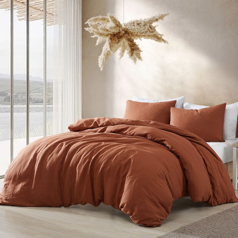 Spice Washed Linen 4 pc Queen image number 1