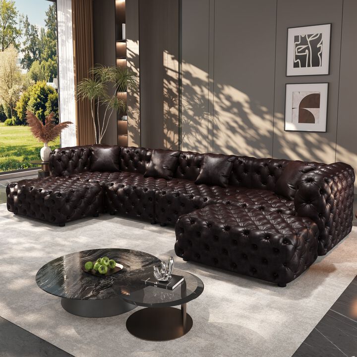 4-Seat Modern Modular Sectional