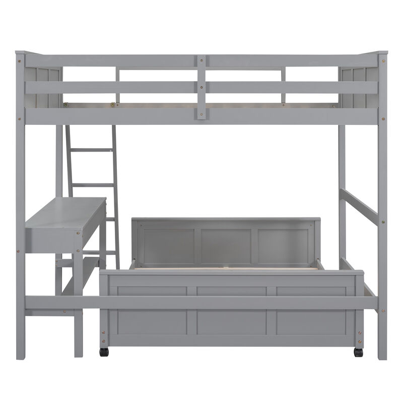 Merax Bunk Bed with Desk