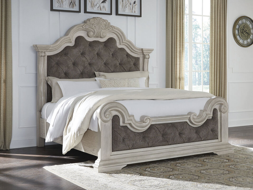 Andonhall King Upholstered Panel Bed