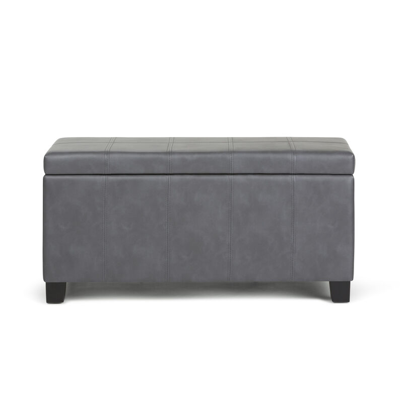 Simpli Home Dover Storage Ottoman Bench image number 1