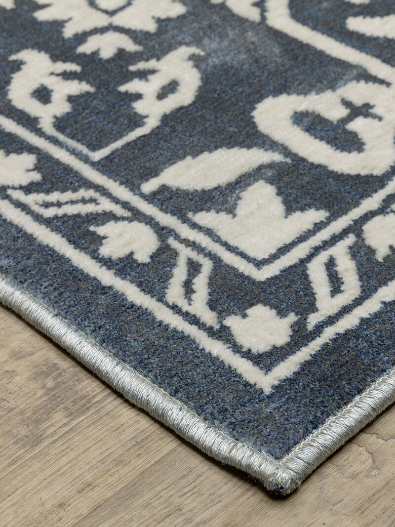 Intrigue 5'3" x 7'6" Blue Rug image number 1