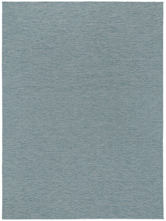 Washable Solutions WSL01 Aqua 8' x 10' Rug