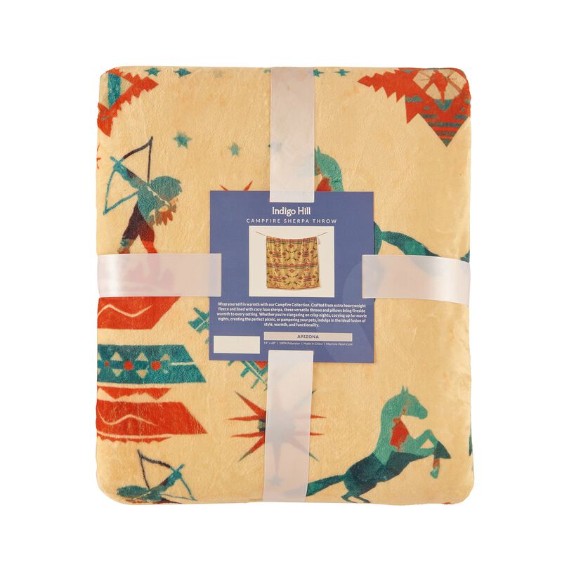 Arizona Campfire Sherpa Throw image number 3