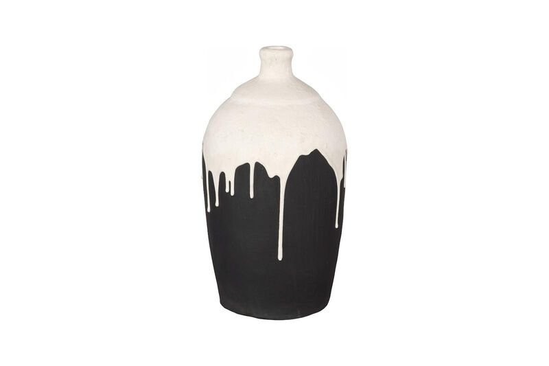 Porcelain Drip Short Vase