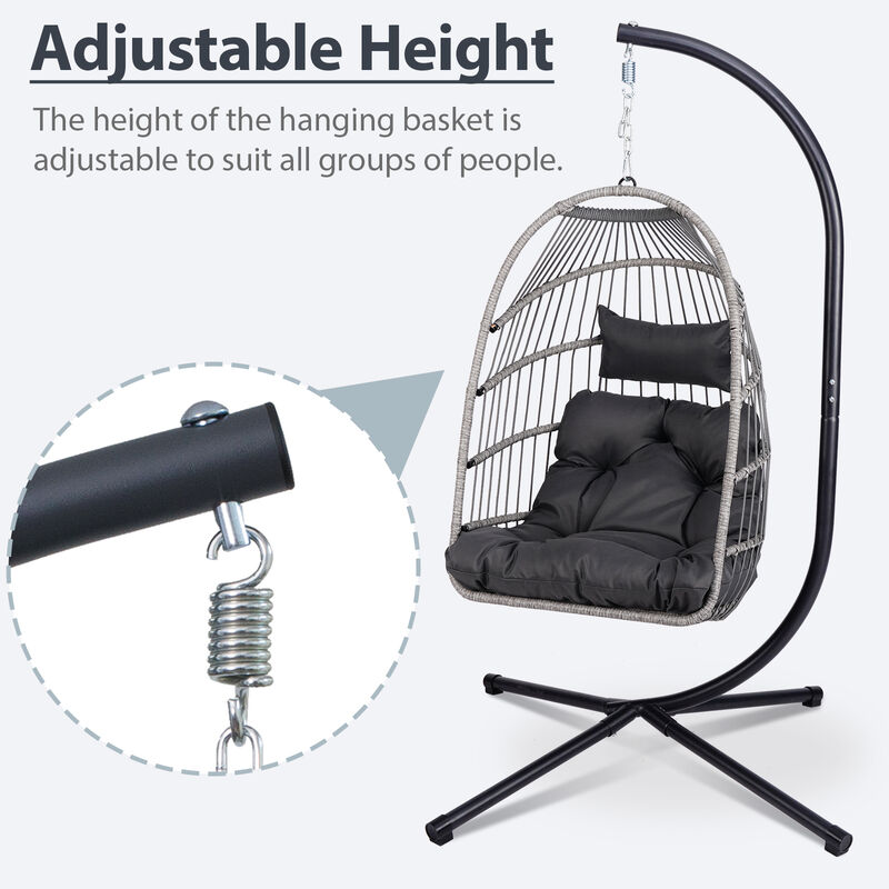 Outdoor Egg Hanging Chair image number 7