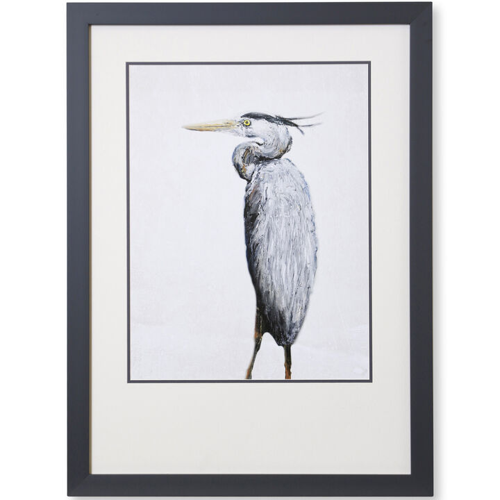 Grey Heron I Framed Print