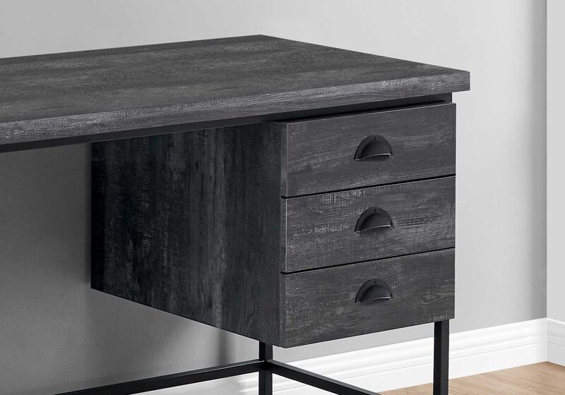 Sturdy Computer Desk &ndash; Writing Table with Three Storage Drawers
