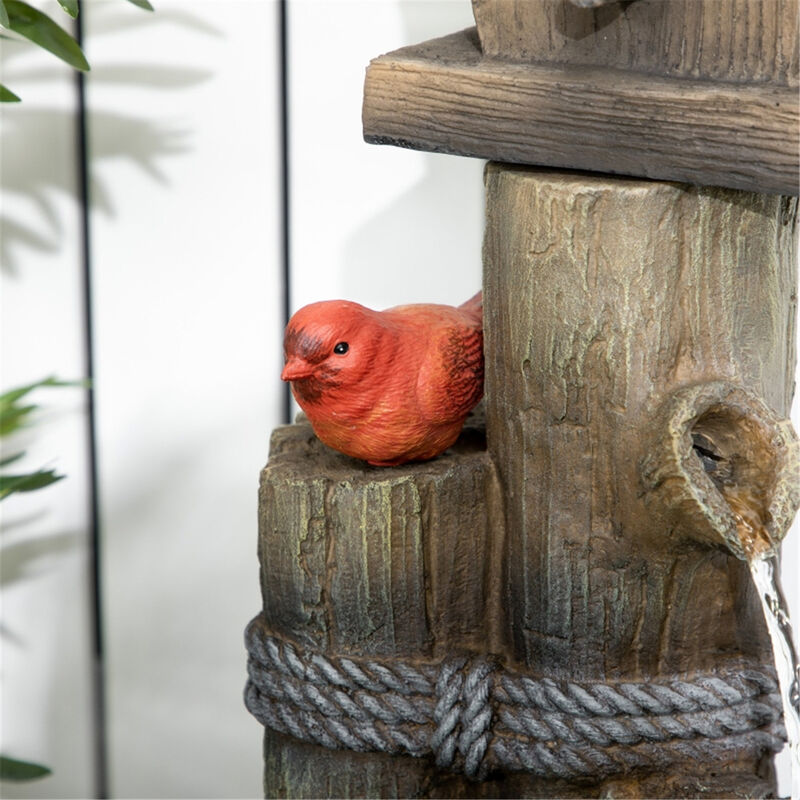 Outdoor Fountain & Fish Tank Stylish Water Feature for Garden, Patio, or Home Decor