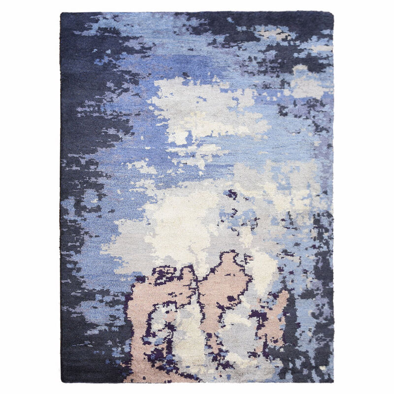 Rugsotic Carpets Hand Knotted Silk Size Area Rug Abstract Size NS0804 image number 0