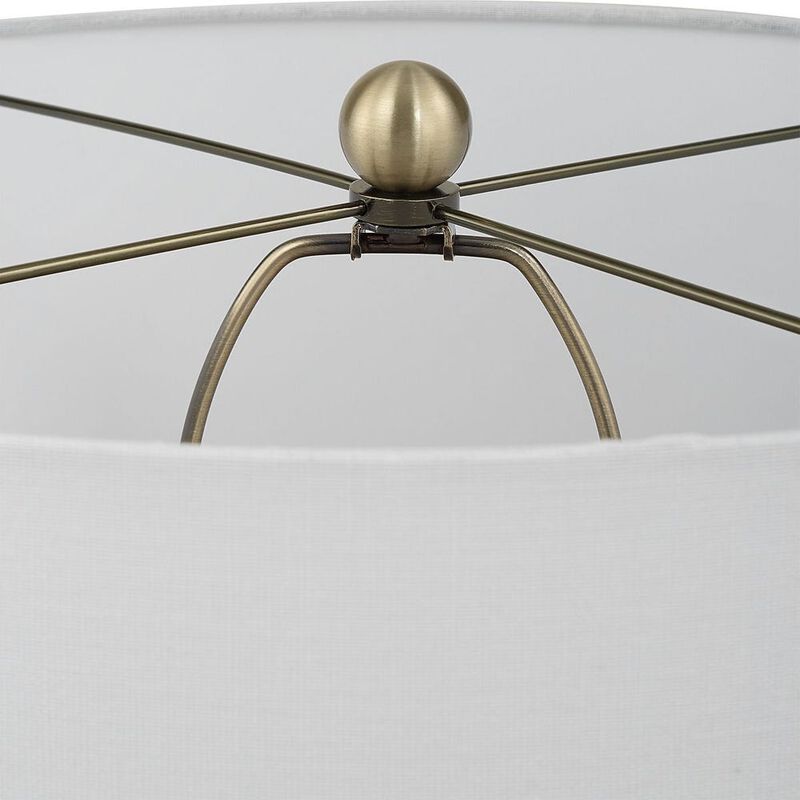 Uttermost Graphite Ribbed Table Lamp image number 3