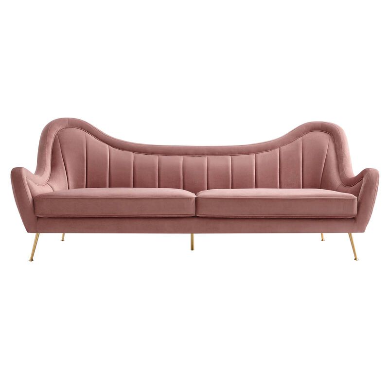 Cheshire Channel Tufted Performance Velvet Sofa image number 0