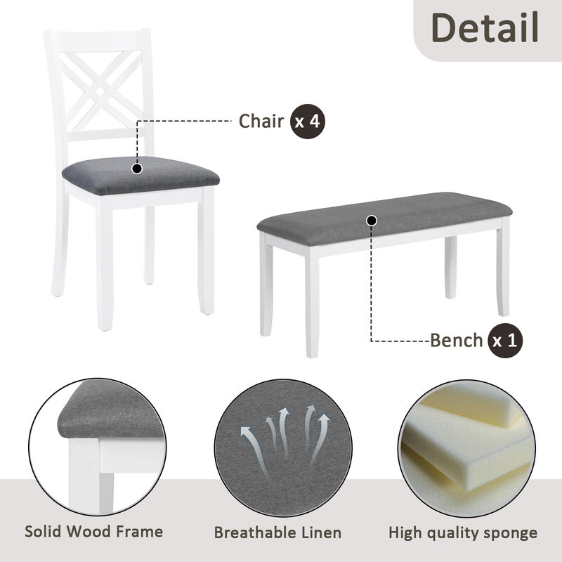 Sasfri 6 Piece Kitchen Dining Set image number 7