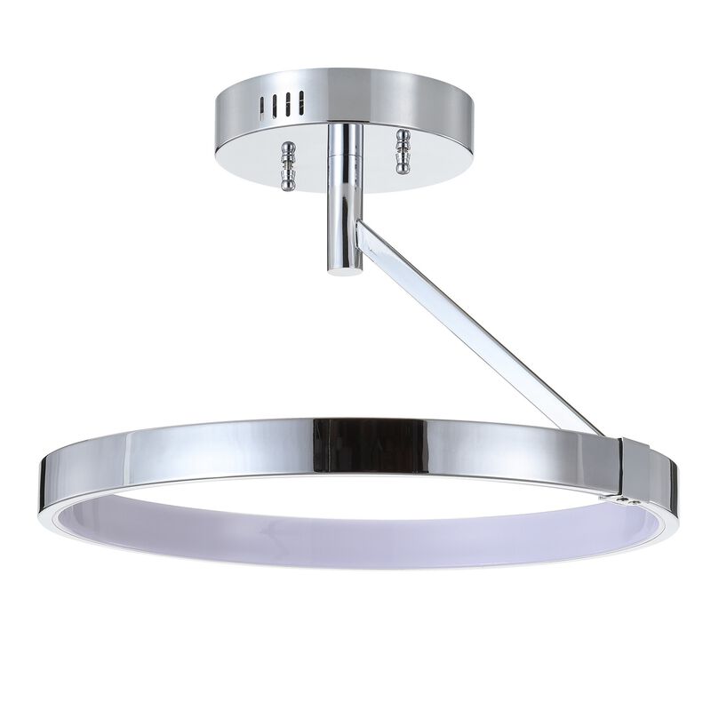 Owen Dimmable Integrated LED Metal Semi-Flush Mount