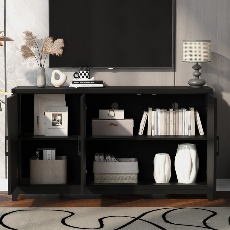 Merax Modern Entertainment Center Media Console Cabinet