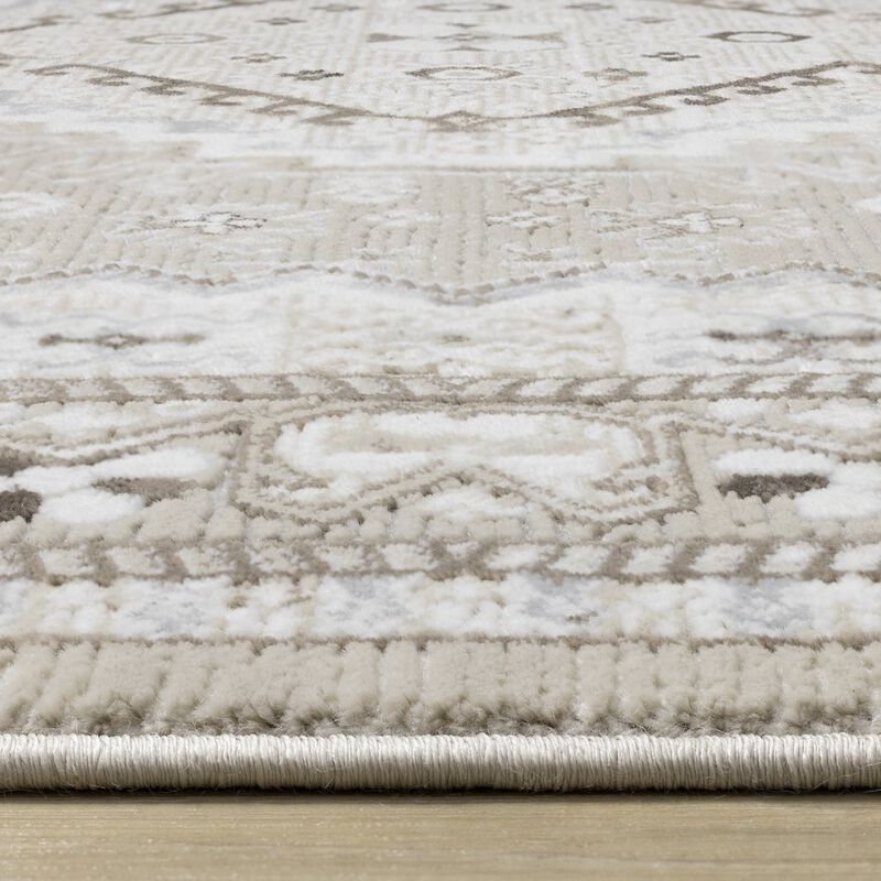 Novelle Home Layla Elegant Traditional Beige Area Rug, 5'3 x 7'7 image number 6