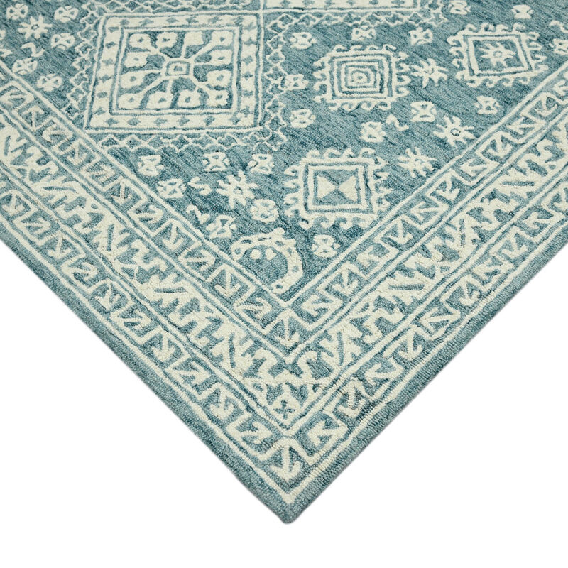 HomeRoots Wool Oriental Hand Hooked Area Rug image number 2