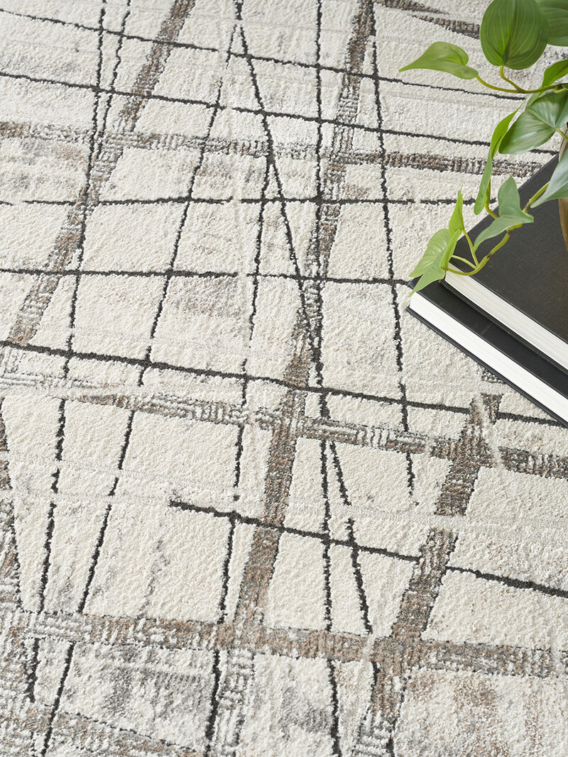 Desire DSR03 Gray/Silver 5'3" x 7'3" Rug