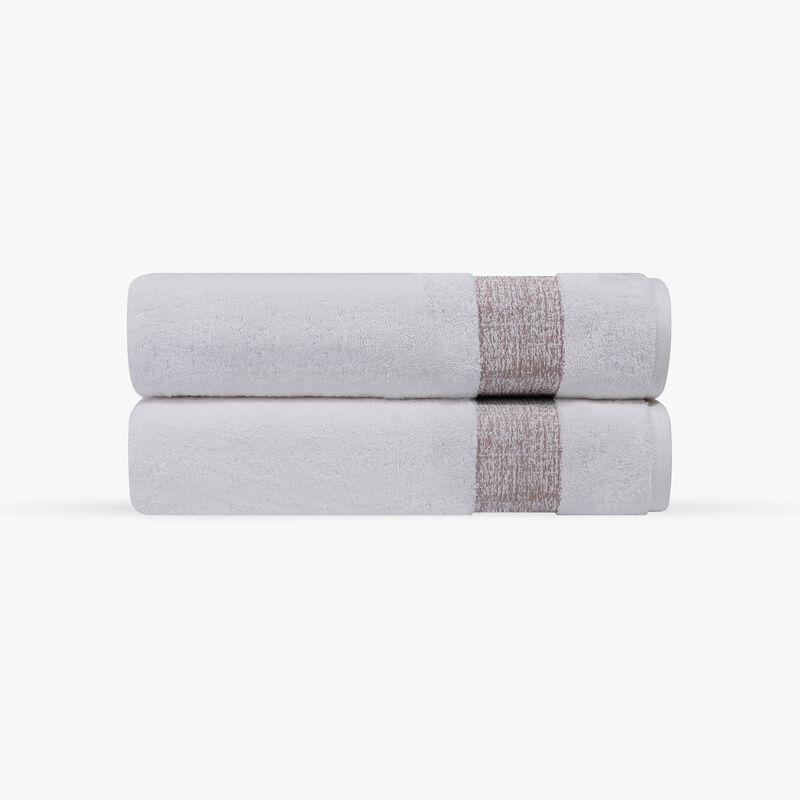 Pera 2 pcs Turkish Bath Towels Set