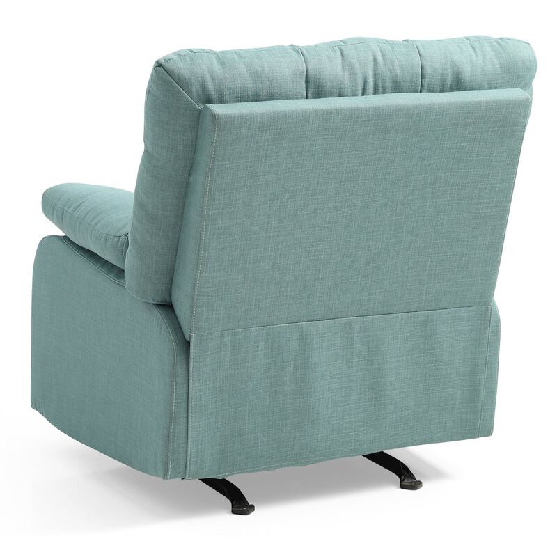 Glory Furniture Cindy Recliner in Teal Color