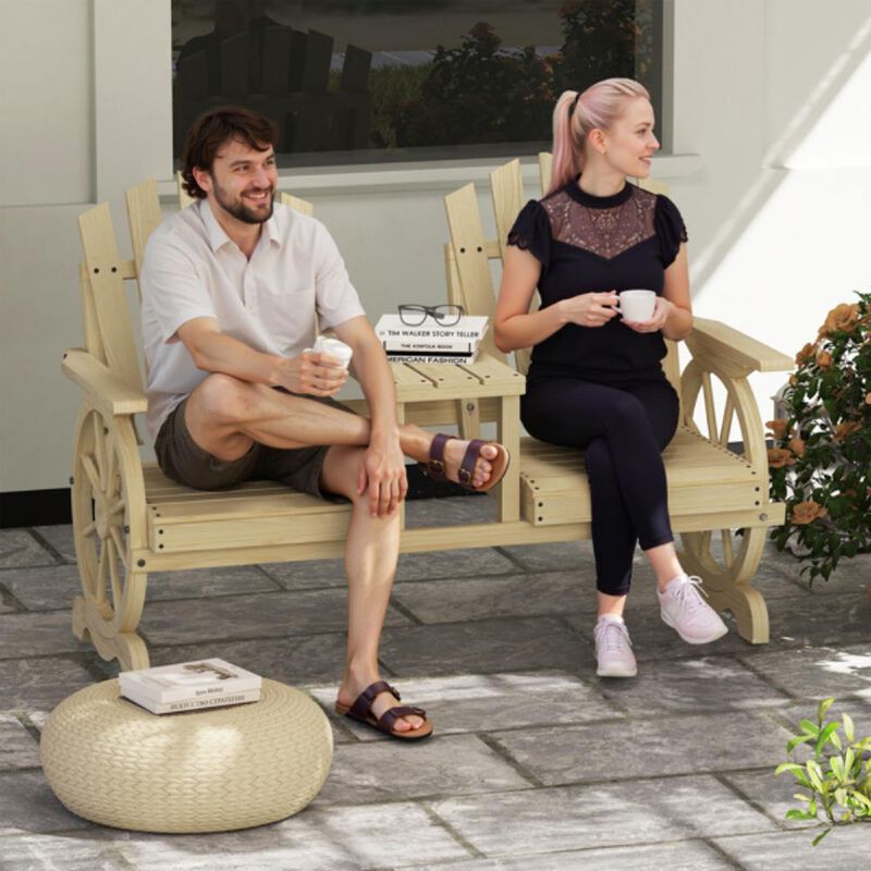 Stylish Outdoor Garden Bench &ndash; Weather-Resistant, Comfortable Seating for Yard or Patio image number 1