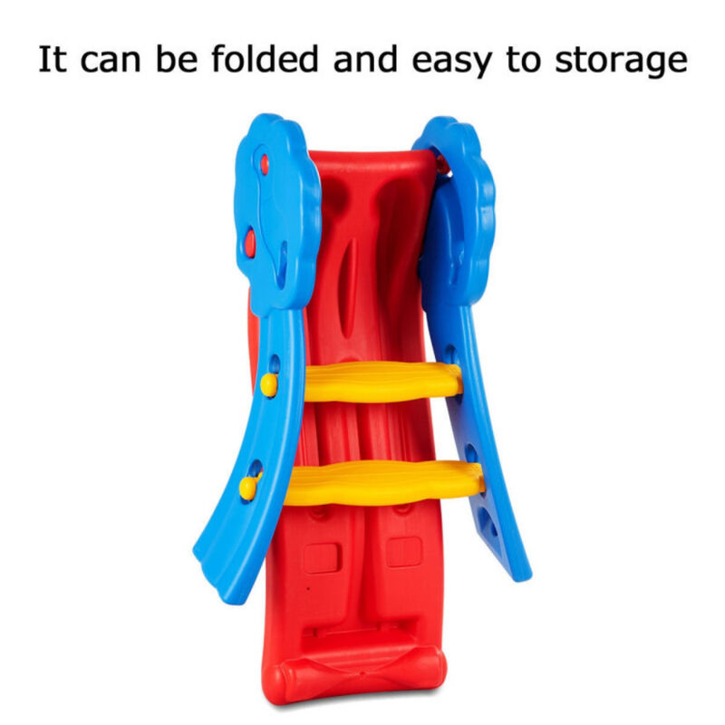 Kids Up Down Folding Slide for Backyard and Indoor Fun-Multi image number 6
