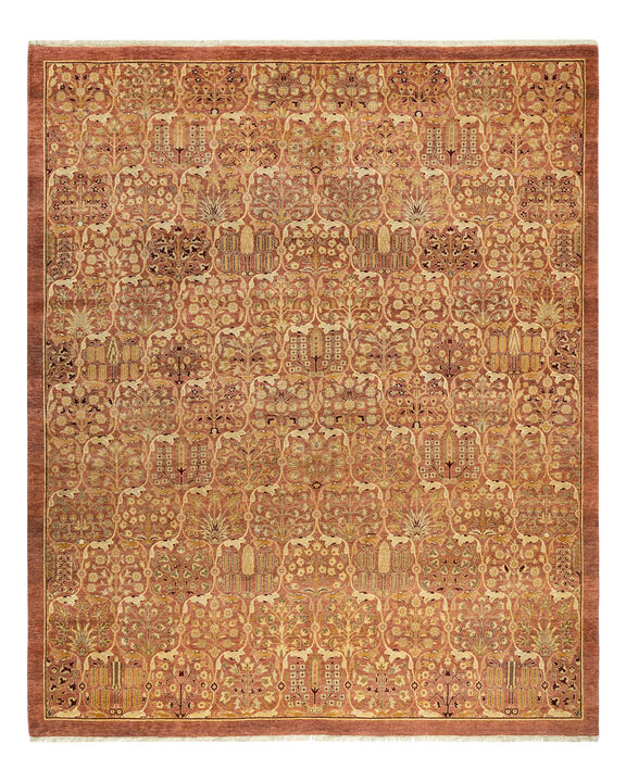 Mogul, One-of-a-Kind Hand-Knotted Area Rug  - Pink,  8' 1" x 9' 10"