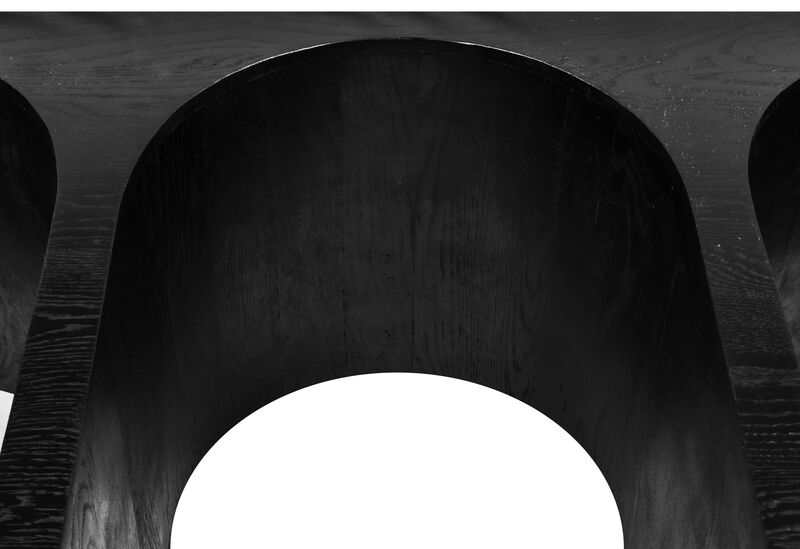 Meridian Furniture June Black Oak Console Table image number 7