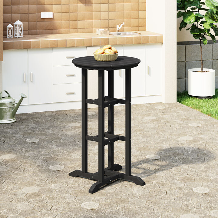 WestinTrends 42" Counter Height Round Outdoor Patio Bistro Bar Table
