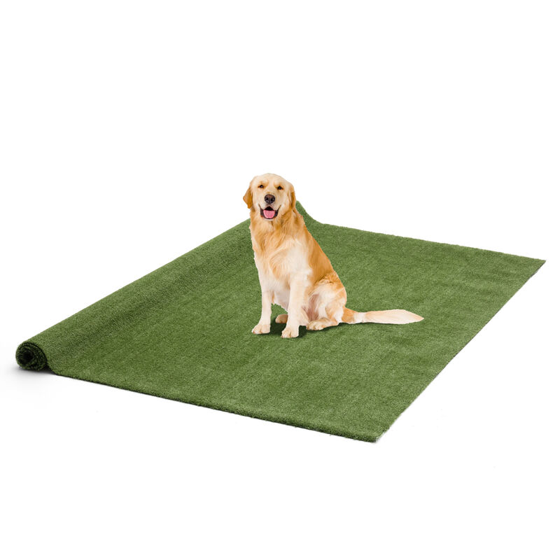 FUFU&GAGA Artificial Grass Rug (118.1" L x 78.7" W), Lush Green Turf for Indoor & Outdoor Use