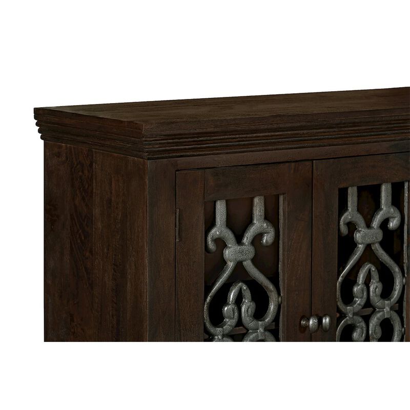 Alex Hamilton Hearst Sideboard 4-Door 4-Drawer in Barista Brown