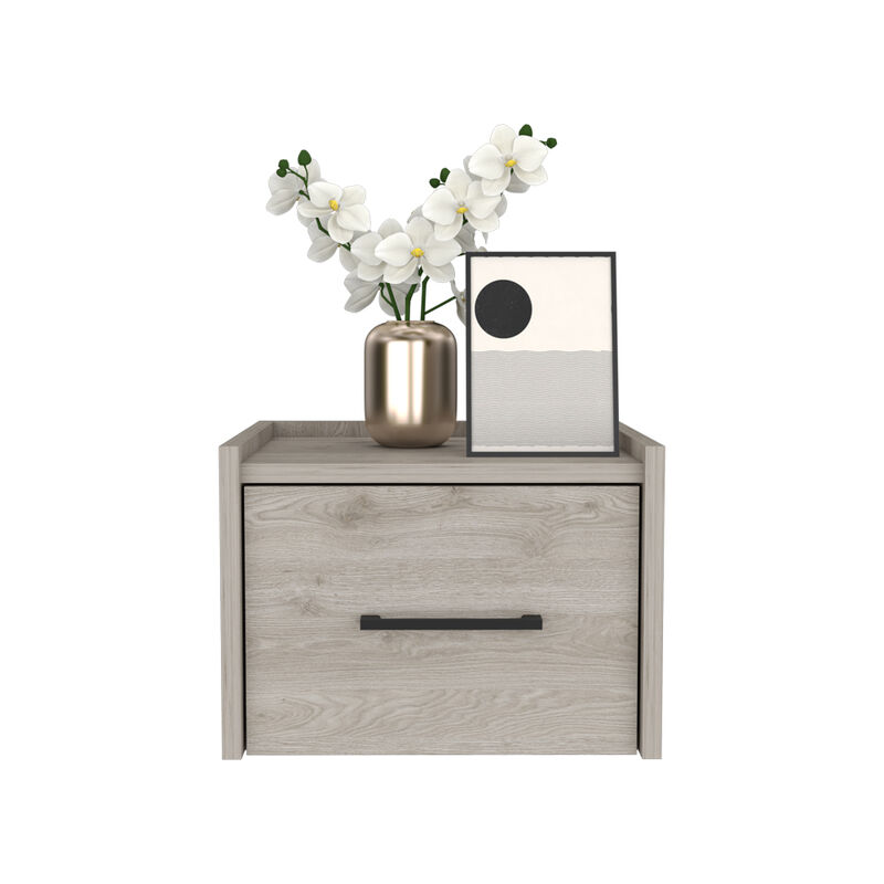Streamdale Floating Nightstand Calion, Bedroom, Light Gray