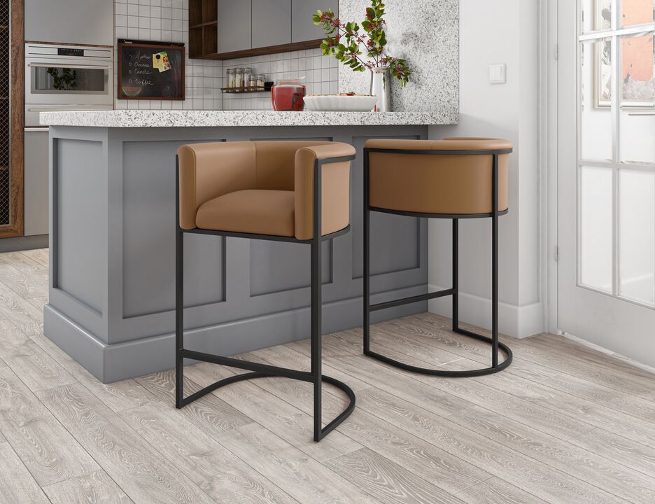 Cosmopolitan Brown Counter Stool