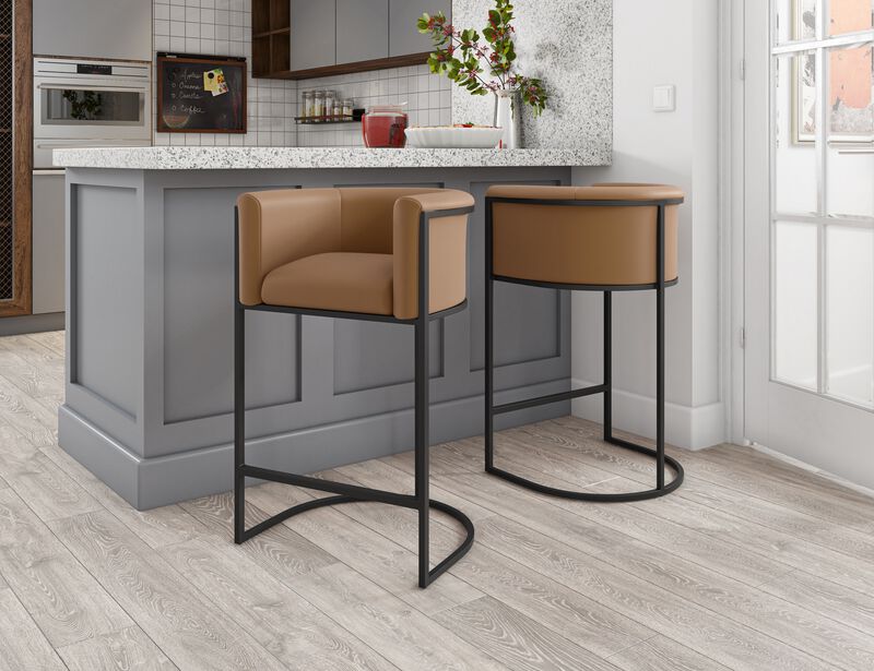Cosmopolitan Brown Counter Stool