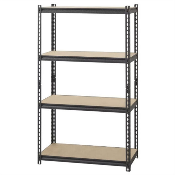 Heavy Duty 4-Shelf Shelving Rack – Strong Storage Solution for Home or Office