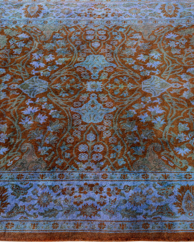 Fine Vibrance, One-of-a-Kind Hand-Knotted Area Rug  - Orange, 3' 0" x 10' 9"