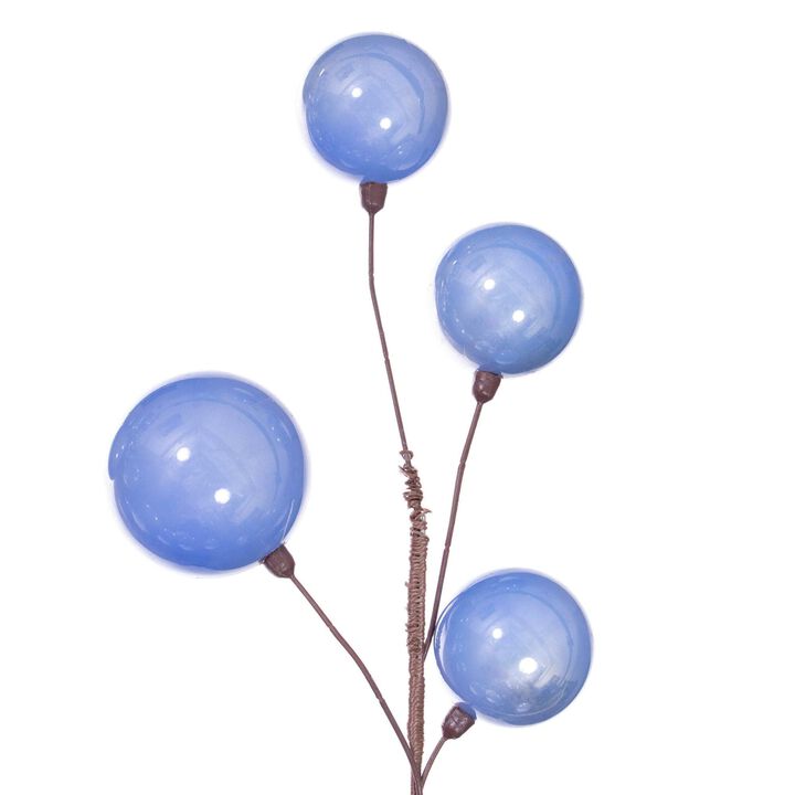 Vickerman 10' Periwinkle Pearl Branch Ball Wire .