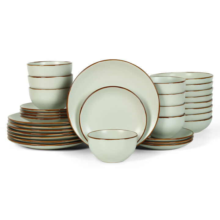 Stone Lain Brasa Stoneware 32 Piece Dinnerware Set