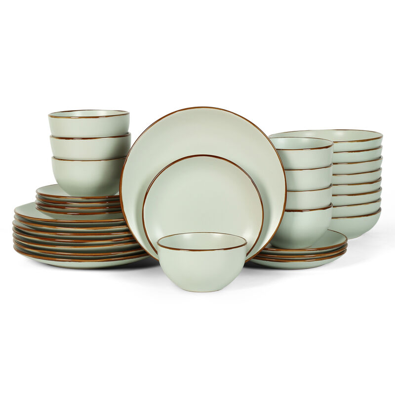 Stone Lain Brasa Stoneware 32 Piece Dinnerware Set