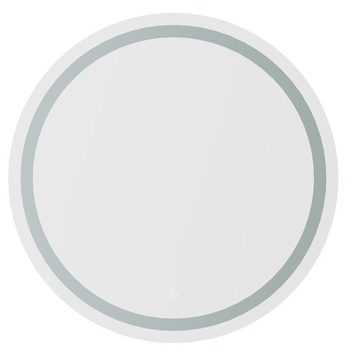 Altair Padova 32” Round  Frameless Modern LED Bathroom Vanity Mirror