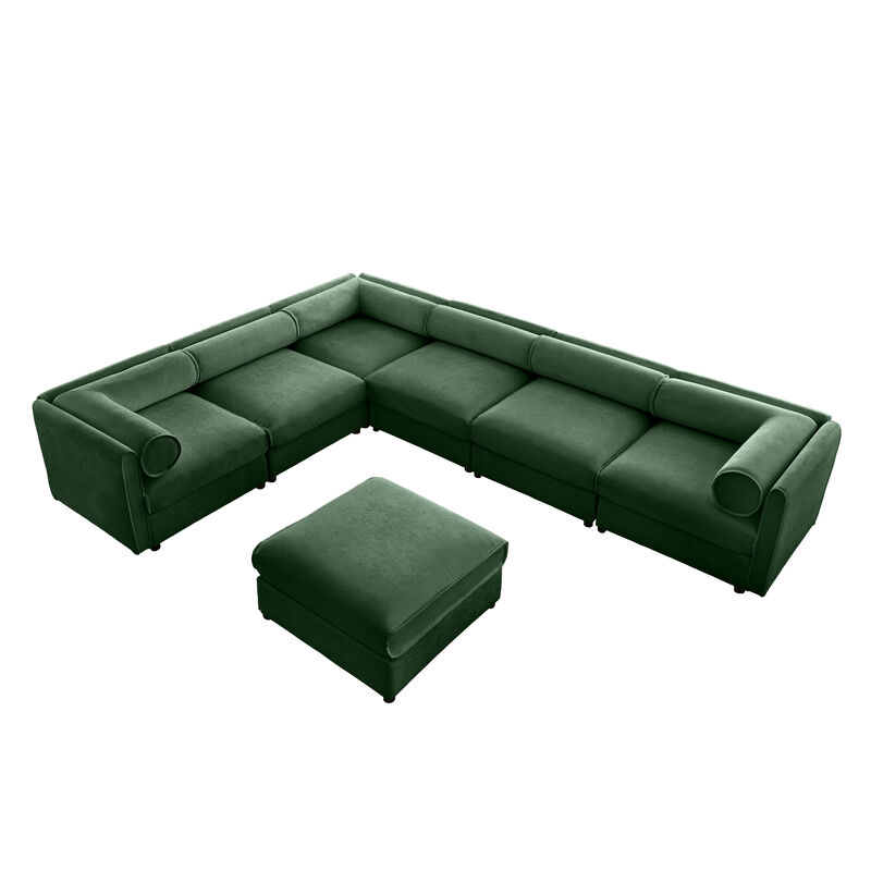 Merax Modern Modular Sectional Sofa with Storage