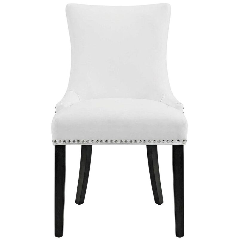 Vegan Leather Upholstered Dining Chair for Kitchen or Dining Room, Tan image number 0