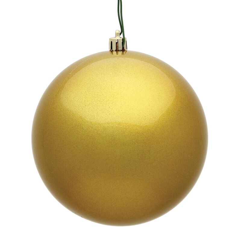 Vickerman Gold Candy Ball UV Drilled Cap - image number 0