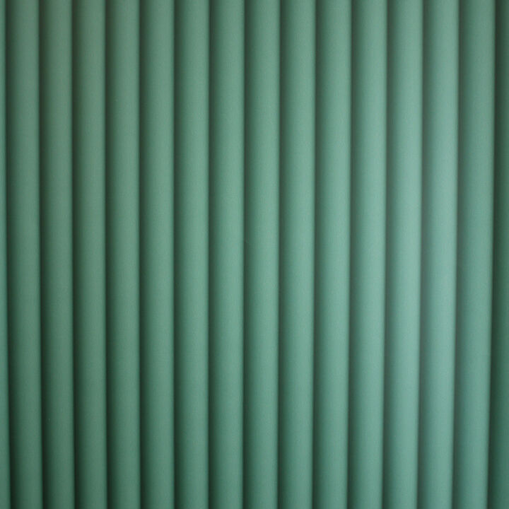 Raiden Sea Green Ribbed Panel Wallpaper (Set of 2)