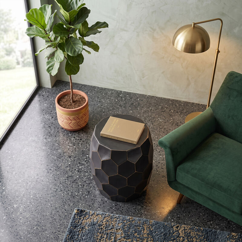 Gevorique Black Geometric End Table image number 5