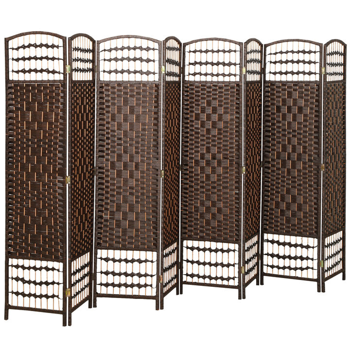 Hivvago Compact 8-Panel Folding Privacy Screen for Home and Office